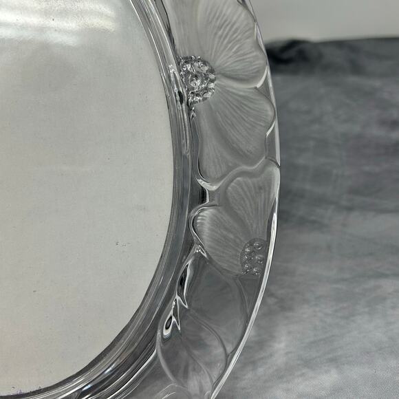 Marquis for Waterford Crystal Oval Frame Floral 9" Heavy Photo Display Decor - Picture 2 of 8